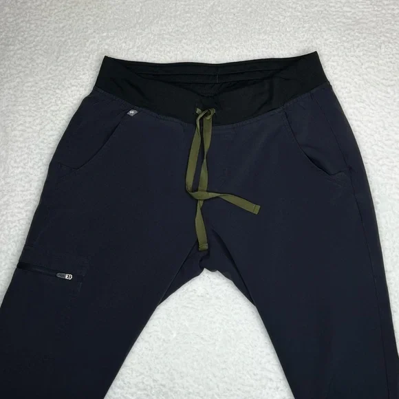 Figs Women's Navy Blue Jogger Pants Pockets Sz S Office Workwear Medical Nurse - Picture 4 of 10